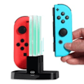 Miniatyrbillede 2 af 3: 4-i-1 Nintendo Switch-lader Joy-Con-controller-opladningsdocka