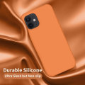 Miniatyrbild 3 av 4: Designad för iPhone 12-fodral, Designad för iPhone 12 Pro-fodral, Silikon Stötsäker telefonfodral med [mjukt anti-scratch mikrofiberfoder] 6,1 tum, svart