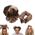 Miniatyrbillede 2 af 2: Heatless Curling Set Hårruller til Heatless Curls Heatless brown
