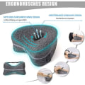 Miniatyrbilde 2 av 5: Knestøttepute for side sovende, ortopedisk pute med memory foam