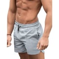 Pikkukuva 1 / 5: Simshorts för män Quick Dry Board Shorts Badkläder Badkläder Badkläder ljusgrå—L zdq