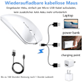 Miniatyrbillede 5 af 5: CDQ Trådløs Bluetooth-mus til MacBook