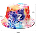 Miniatyrbild 4 av 4: Söt bucket hat strandfiskarhattar för kvinnor, vändbar dubbelsidig användning Mushroom