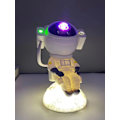 Miniatyrbilde 5 av 5: Astronaut Galaxy Projektor, Nattlampe Projektor Stjerneprojektor med Høyttaler/Nebulajustering/Timer/Spille Musikk (med Bluetooth)