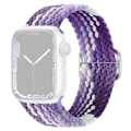 Pikkukuva 2 / 2: SKALO Punottu kangasranneke Apple Watch SE 40mm - Useita värejä Multicolor multifärg