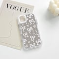 Miniatyrbilde 5 av 5: Kompatibel med iPhone 12/12 Pro Deksel Søtt Speil Rosett Kjærlighet Hjerte Mønster for Jenter Bånd Design Støtsikkert Beskyttende Telefondeksel iPhone 12/12 Pro