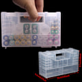 Miniatyrbild 4 av 5: Plast batterilåda förvaringsväska Case Organizer för AA AAA C one size one size