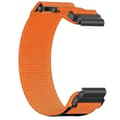 22 mm:n nailoninen kellon ranneke Garmin Instinct Crossover Solar Orange_tfrf -kelloon Orange
