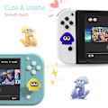 Miniatyrbilde 4 av 5: Splatoon Squid Silikon Tommelgrep Analogt Cover Joystick Cap for Nintendo Switch/oled/lite Controller Yellow and Blue