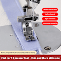Miniatyrbild 1 av 5: 1 st Industriell sömnad Delar Pressarfot T-4 för blixtlås A onesize