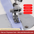 Miniatyrbillede 1 af 5: 1 stk. Industrielt syet dele trykfod T-4 til symaskine A onesize