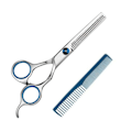 Pikkukuva 2 / 5: Ammattimainen parturi/salonki Razor Edge -hiustenleikkuusakset