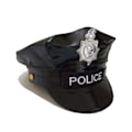 Miniatyrbilde 2 av 5: CDQ Polis Hatt Kostym Uniform Hatt för cosplayfest Svart
