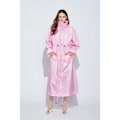 Miniatyrbillede 5 af 5: Snygg lång regnjacka unisex regnponcho med vattentät ficka med lock M