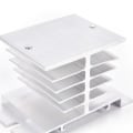 Miniatyrbilde 4 av 5: 2 stk Aluminium Kjøleribbe SSR Solid State Relé Liten Varmeavledning Sølv 2 stk