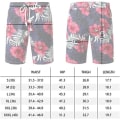 Pikkukuva 5 / 5: Flower Flat Front Casual Aloha Hawaiian Shorts-STK010 för män zdq