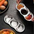 Miniatyrbild 2 av 4: Sushi-doppskålar, förrätt och smakprov på tallrikar, design med flera fack