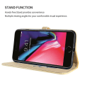 Miniatyrbilde 4 av 5: Kompatibel med Iphone 8 Plus/ Kompatibel med Iphone 7 Plus case Pattern Elk Flip Läder cover - Blå Yellow none