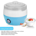 Miniatyrbillede 3 af 5: Automatisk yoghurtmaskine i rustfrit stål Elektrisk DIY Yoghurt #1 CDQ