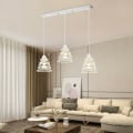 Miniatyrbillede 3 af 4: GROOFOO 3 lamper loftslampe retro kreativ lysekrone loftslampe Spiral Cascading Design Vintage metal