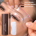 Miniatyrbillede 3 af 5: 1 sæt perfekt One Step Eyebrow Stamp Stencil Kit Mørkebrun