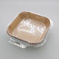 Miniatyrbillede 1 af 5: Airfryer engangspapir bagepapir 16/20cm liners hvid firkantet 20cm 50stk fyrkantig 20cm 50st