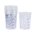 Miniatyrbillede 3 af 5: 10 stk 600 ml Plast Farveblanding Bægre Blandende Gryde Farveblanding Ca. One Size