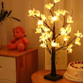 Miniatyrbild 4 av 4: Kapoks LED-belyst träd Juldekoration Ljus Jul Påsk Inomhus Dekoration Arrangemang Glödande Träd