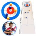 Miniatyrbillede 1 af 5: Mini Curlingspil til bordplader, Minibordcurlingkugler, Bærbart curlingspil til børn Voksne 1 sæt