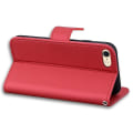 Miniatyrbillede 4 af 4: Kompatibel iPhone SE 2020/8/7 Etui Stødsikkert Roligt 3D Dyr Kat Flip PU Læder Sødt Magnetisk Lukning Stativ Cover - Rød null none