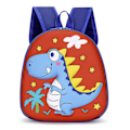 Pikkukuva 1 / 2: Piirretty dinosaurus reppu päiväkoti lapsille söpö matkat reppu koululaukku Punainen