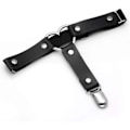 Miniatyrbillede 3 af 3: Heyone Punk Alloy Cool Gothic Hjerteformet Ben Strumpebandsbælte Anti-Skridsikker Klemmer Elastisk Punk Sele