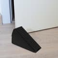 Miniatyrbillede 3 af 8: 2 Dørstoppere - Gummidørkile, Dørstopper i Rustfrit Stål - 13*7.5*4.5 cm - Sort