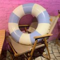 Miniatyrbillede 2 af 4: Medium svømmering til børn og voksne, 25 tommer klassiske stribede pool indre rør, oppustelige pool flåd, flyde nøgen, pool flåd voksenstørrelse