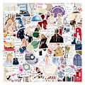 Miniatyrbillede 4 af 5: 100 Taylor Swift-sanger Muggstickers Vandtætte Stickers