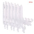 Miniatyrbilde 1 av 5: 12 stk Display Stativ Staffli Tallerkenholder Bilde Foto Kunst Plast Hvit 12Pcs