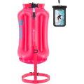 Miniatyrbild 1 av 4: Simboj - Säkerhetsboj 28L med justerbart midjebälte Drybag, var synlig, bli sedd för triathleter simning i öppet vatten, säker simträning, flytande