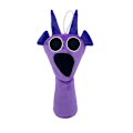 Miniatyrbild 2 av 2: Xbi - Ny för 2025 Sprunki Plysch Rytmlåda Plyschleksak Dock Scream purple (60 g of 20cm)