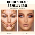 Miniatyrbillede 2 af 5: Contour Stick Sæt, Contour Concealer Highlighter Stick, Contour Kit, 6 farver Dobbelt-end Makeup Body Face Highlighter, 3 stk.