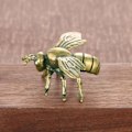 Miniatyrbild 2 av 5: M?ssing Insekter Statyetter Miniatyrer Bee Tea Pet Prydnadsf?rem?l Blomma Bronze ONESIZE