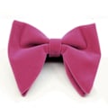 Miniatyrbilde 1 av 9: Menn Oversized Sløyfe Solid Fløyel Sløyfe Bryllupsfest Smoking Justerbar Rose red