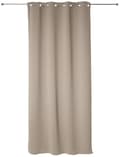 Mörkläggningsgardiner 2-pack, Ljusreducerande polyestergardiner med öljetter för vardagsrum och sovrum, Beige 135 x 240 cm