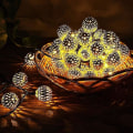 Pikkukuva 2 / 4: Globe String Lights Plug-in Metal Ball Fairy Lights, Anslutbar med bakplugg, Justerbar Med Multi Modes, Nyhetsdekorationer till jul, Hallo zdq