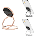 Miniatyrbild 2 av 5: Infällbart mobiltelefonställ Slitstarkt tungt telefonställ 360° rotation Vikbar självhäftande telefonhållare Metallfäste