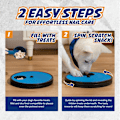 Miniatyrbilde 2 av 4: Hundeskrapestykke - Filtrimmerbrett Trimning Scratcher Box Emery Sandpapir Filing Scratch blue