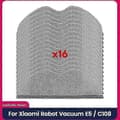 Mopper til robotstøvsuger E5 / C108 Robotstøvsuger Tilbehør Vaskbare Mikrofiber Moppeklude 16 STK