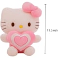 Pikkukuva 2 / 5: 11,8 tuuman söpö Hello Kitty -pehmolelu, sisustus vauvalle, pehmolelu, pehmolelu, syntymäpäivälahja ystävänpäivänä. (Vaaleanpunainen)