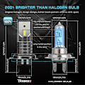 Miniatyrbillede 1 af 2: 2 stk. H7 110W 30000lm LED-forlygtepærer konvertering Globes Canbus-pærer Beam 6000k Kit