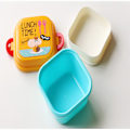 Pikkukuva 4 / 5: Piirretty terveellinen muovimateriaali mikroaaltouuni lounas Bento Bo Yellow one size