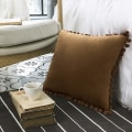 Miniatyrbilde 5 av 5: Set med 2, manchester mjukt dekorativt cover kuddfodral, bäddsoffa stol heminredning 30x40cm